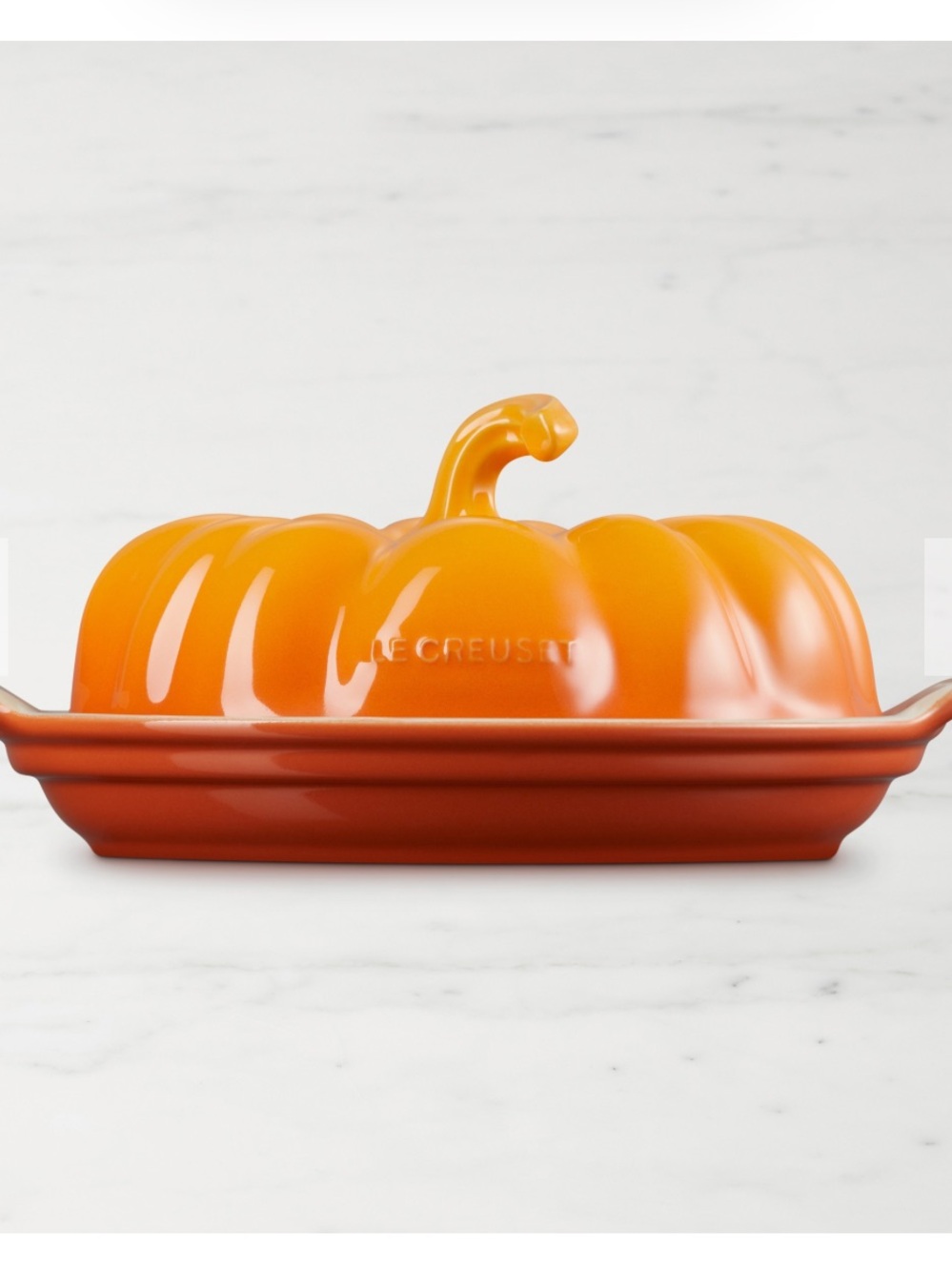 Le Creuset Pumpkin Butter dish
